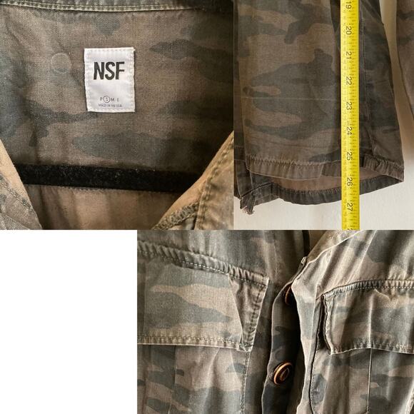 NSF Camo Jacket, Size Small - Picture 5 of 5